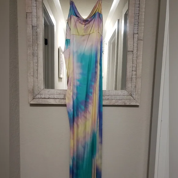 Retrofete Marlene Dress in Multi Tie Dye - Picture 13 of 17
